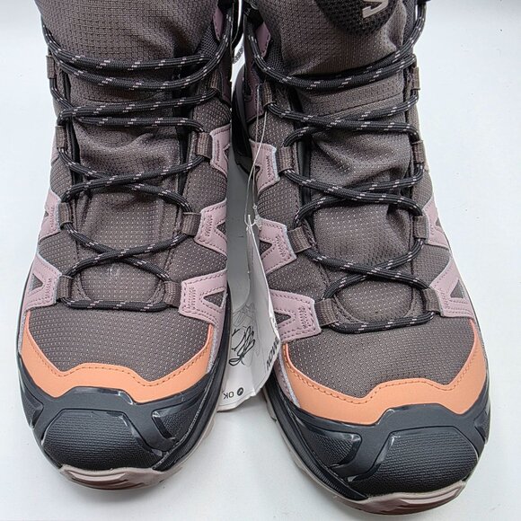 Salomon X Ultra 360 Mid CSWP Womens Size 9.5 Purple Waterproof Hiking Shoes - Picture 10 of 13